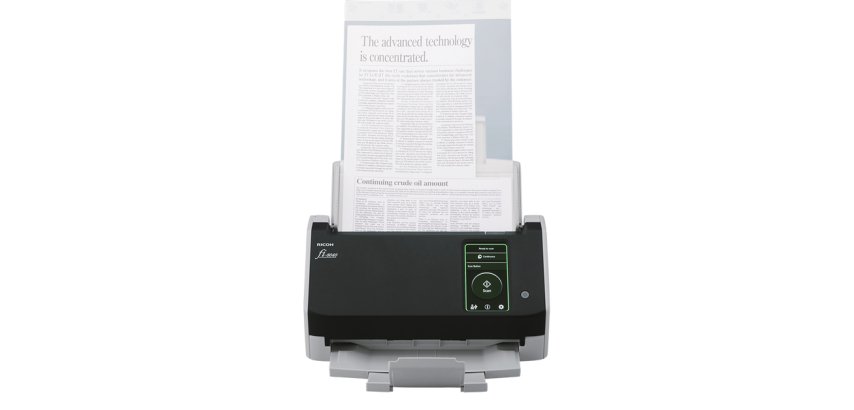 Ricoh fi-8040 Numériseur chargeur automatique de documents (adf) + chargeur manuel 600 x 600 DPI A4 Noir, Gris