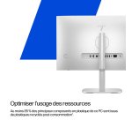 HP EliteStudio 8 G1i AI PC Wolf Pro Security Edition Intel Core Ultra 5 235 60,5 cm (23.8") 1920 x 1080 pixels Écran tactile PC All-in-One 8 Go DDR5-SDRAM 256 Go SSD Windows 11 Pro Wi-Fi 6E (802.11ax) Argent