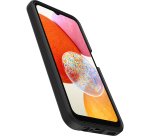 OtterBox React Série Coque pour Galaxy A14, Antichoc, anti-chute, ultra-mince, protection fine, testé selon les normes militaires, Antimicrobien, Noir