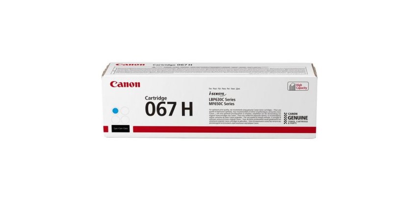 Canon 067H cartuccia toner 1 pz Originale Ciano