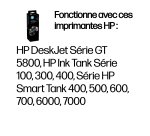 HP Bouteille d'encre noire GT53XL authentique (135 ml)