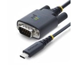 StarTech.com Câble Adaptateur USB-C vers Série de 2 m, Rétention COM, Puce FTDI, Type-C vers DB9 RS232 Mâle, Voyants d'État, Vis et Écrous DB9 Interchangeables