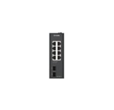 D-Link DIS-100G-10 commutateur réseau Non-géré L2 Gigabit Ethernet (10/100/1000) DIN rail Noir
