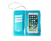 Celly SPLASHWALL18LB custodia per cellulare 15,8 cm (6.2") Custodia a borsellino Blu