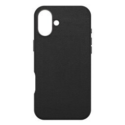 OtterBox Symmetry Series Cactus Leather pour MagSafe pour iPhone 16 Plus, Noir Ash