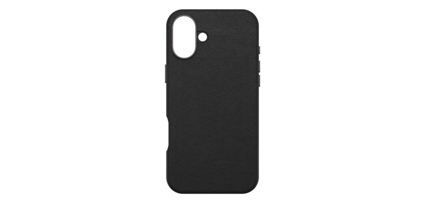 OtterBox Symmetry Series Cactus Leather pour MagSafe pour iPhone 16 Plus, Noir Ash