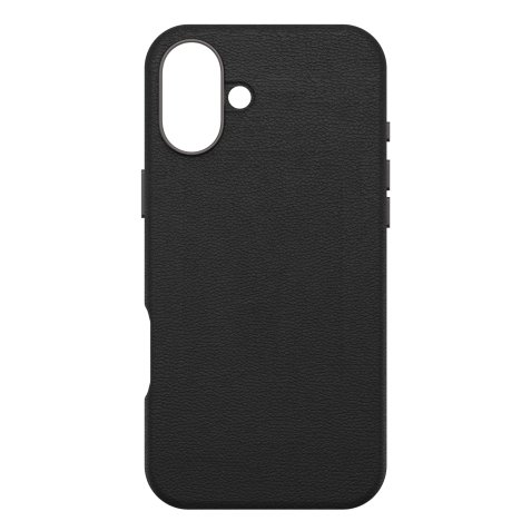 OtterBox Symmetry Series Cactus Leather voor MagSafe voor iPhone 16 Plus, Noir Ash