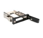 StarTech.com Rack Móvil Aluminio para Disco Duro HDD SATA de 3,5" Pulgadas sin Bandeja Bahía de 5,25"