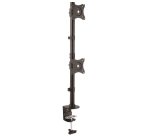 StarTech.com Support de Bureau pour Moniteur Double, Vertical, Acier - Pour jusqu'à Deux Écrans 27" ou 34" Ultra-Large (10kg) Montage VESA