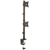 StarTech.com Support de Bureau pour Moniteur Double, Vertical, Acier - Pour jusqu'à Deux Écrans 27" ou 34" Ultra-Large (10kg) Montage VESA