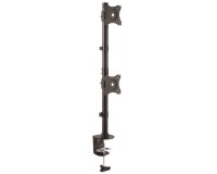 StarTech.com Support de Bureau pour Moniteur Double, Vertical, Acier - Pour jusqu'à Deux Écrans 27" ou 34" Ultra-Large (10kg) Montage VESA