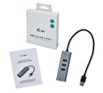 i-tec Metal U3METALG3HUB hub di interfaccia USB 3.2 Gen 1 (3.1 Gen 1) Type-A 5000 Mbit/s Grigio