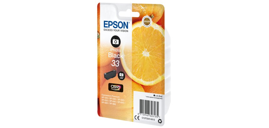 Epson Oranges Inchiostro nero fotografico singolo Claria Premium Arance 33