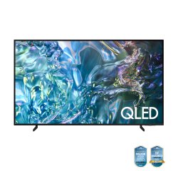 Samsung Q60D TV QLED 4K 65” QE65Q60DAUXZT Smart TV Wi-Fi Titan Gray 2024, Quantum Processor Lite 4K, 4K Upscaling, AirSlim Design, OTS Lite