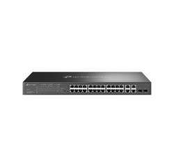 TP-Link Omada SL2428P switch Gestionado L2 Fast Ethernet (10/100) Energía sobre Ethernet (PoE) 1U Negro