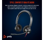 Casque micro filaire Poly Blackwire 3320 Teams