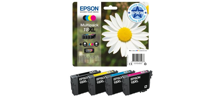 Epson 18 - cyan - original - ink cartridge