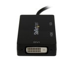 StarTech.com Travel A/V Adapter: 3-in-1 Mini DisplayPort to VGA DVI or HDMI Converter