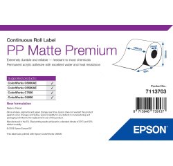 Epson 7113703 etiqueta de impresora Blanco Etiqueta para impresora autoadhesiva