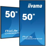 iiyama LH5060UHS-B1AG Écran d'affichage dynamique Carte A numérique 125,7 cm (49.5") LED Wifi 500 cd/m² 4K Ultra HD Noir Intégré dans le processeur Android 11 24/7