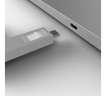 Lindy 40427 bloqueador de puerto Bloqueador de puerto + clave USB Tipo C Blanco 5 pieza(s)