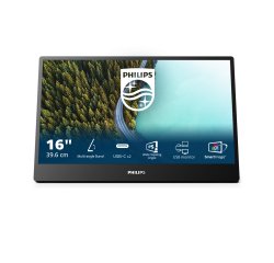 Philips 3000 series 16B1P3302D/00 computer monitor 39.6 cm (15.6") 1920 x 1080 pixels Full HD LED Black