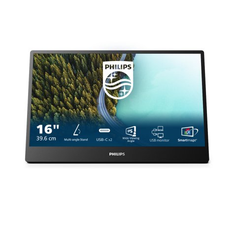 Philips 3000 series 16B1P3302D/00 écran plat de PC 39,6 cm (15.6") 1920 x 1080 pixels Full HD LED Noir