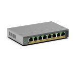 NETGEAR GS108EPP Non-géré Gigabit Ethernet (10/100/1000) Connexion Ethernet, supportant l'alimentation via ce port (PoE) Montage sur le bureau ou sur le mur Gris