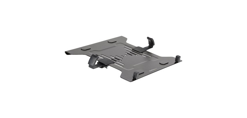 StarTech.com VESA Laptop Tray - Adjustable Monitor Arm Laptop Tray Secures Notebooks (4.5kg / 9.9lb) - 75x75 & 100x100 VESA Mount Holes - Ventilated - For Monitor Desk Mounts/Stands