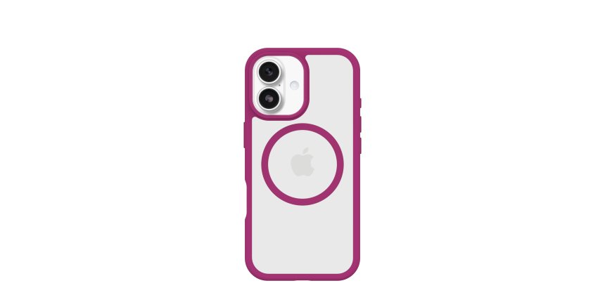 OtterBox React MagSafe Series for Apple iPhone 17, Rose Crystal