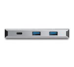 StarTech.com Hub USB-C 4 Ports - 3 Ports USB-A, 1 Port USB-C - HUB Adaptateur SuperSpeed Type C USB 3.2 Gen 2 (10Gbps) - Alimenté par bus USB - Hub Adaptateur USB-C vers USB compacte - Hub Portable - Aluminium