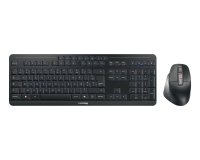 CHERRY Stream desktop ultimate clavier Souris incluse maison/bureau USB + RF Wireless + Bluetooth AZERTY Français Noir