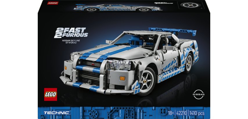 LEGO Technic 2 Fast 2 Furious Nissan Skyline GT-R (R34) Car