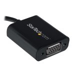 StarTech.com Adaptateur USB-C vers VGA - Noir - 1080p - Convertisseur Vidéo pour votre MacBook Pro - Dongle USB C vers Écran VGA - La Version Améliorée est CDP2VGAEC