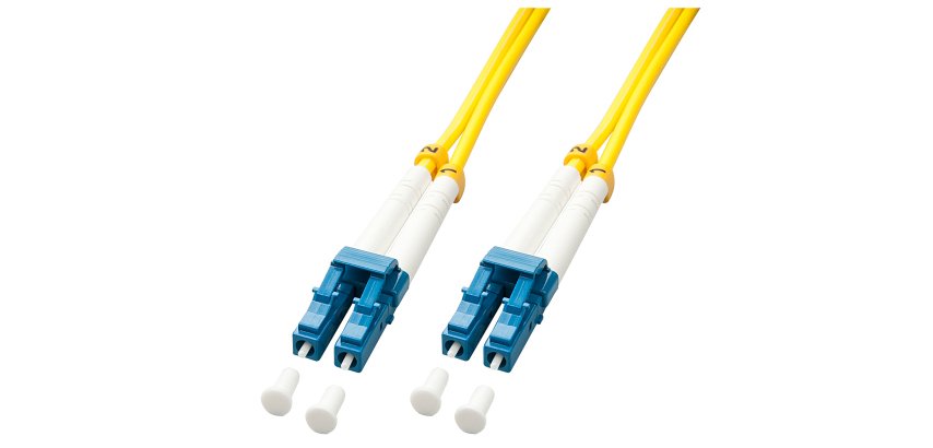 Lindy 47452 Cable de fibra óptica e InfiniBand 3 m LC Amarillo