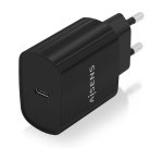 AISENS Cargador USB-C PD3.0 1 Puerto 1xUSB-C 20W, Negro