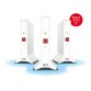 Mesh Set FRITZ! 4200 3-pack Edition Inter Dual-band (2.4 GHz/5 GHz) Wi-Fi 6E (802.11ax) Rosso, Bianco 2x2/4x4