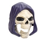 Masters of the Universe Skeletor Mask, 2026 Movie Look, Lights & Sounds Roleplay Costume Face Cover