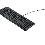 Teclado con cable K120 Logitech Qwerty Inglés de EEUU - negro