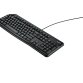 Logitech K120 Corded Keyboard clavier Bureau USB QWERTY US International Noir