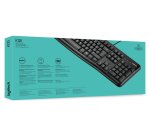 Logitech Keyboard K120 for Business teclado Oficina USB QWERTY Internacional de EE.UU. Negro