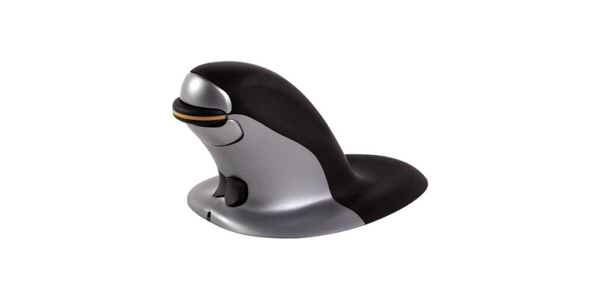 Fellowes Souris verticale ambidextre Penguin – Sans fil - Grand