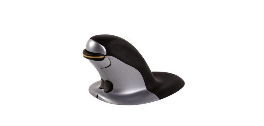 Fellowes Souris verticale ambidextre Penguin – Sans fil - Moyen