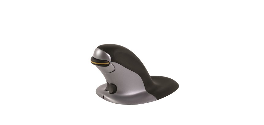 Fellowes Souris verticale ambidextre Penguin - Sans fil - Petit
