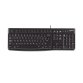 Logitech K120 Corded Keyboard clavier Universel USB AZERTY Français Noir