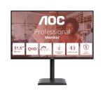 AOC E4 Q32E4U écran plat de PC 80 cm (31.5") 2560 x 1440 pixels Quad HD LED Noir