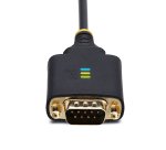 StarTech.com 2ft (60cm) 2-Port USB to Serial Adapter Cable, Interchangeable DB9 Screws/Nuts, COM Retention, USB-A to DB9 RS232, FTDI, Level-4 ESD Protection, Windows/macOS/ChromeOS/Linux - Rugged TPE Construction