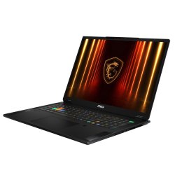 MSI Stealth 18 HX AI A2XWHG-015FR Intel Core Ultra 9 275HX Ordinateur portable 45,7 cm (18") Quad HD+ 32 Go DDR5-SDRAM 2 To SSD NVIDIA GeForce RTX 5070 Ti Wi-Fi 7 (802.11be) Windows 11 Pro Noir