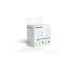 Verbatim WTEU-02 adaptador mundial de enchufe eléctrico a Europa Tipo F Universal Blanco