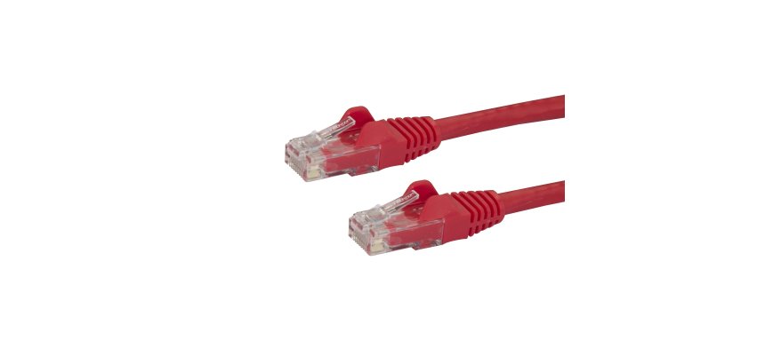 StarTech.com 100 ft Cat6 Patch Cable with Snagless RJ45 Connectors - Red - Cat 6 Ethernet Patch Cable - 100ft UTP Cat6 Patch Cord (N6PATCH100RD) - Patch-Kabel - 30.5 m - Rot